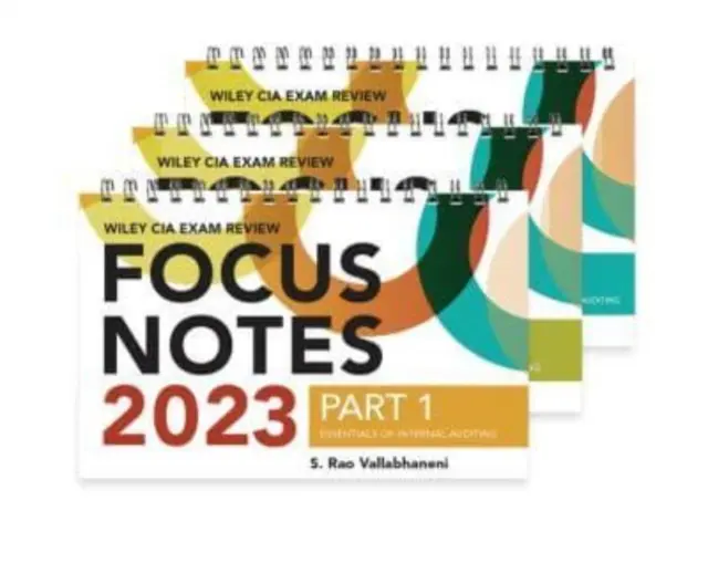 Wiley CIA 2023 Focus Notes : Ensemble complet - Wiley CIA 2023 Focus Notes: Complete Set