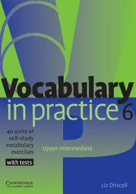 Vocabulaire en pratique : 40 unités d'exercices de vocabulaire en auto-apprentissage avec tests - Vocabulary in Practice: 40 Units of Self-Study Vocabulary Exercises with Tests