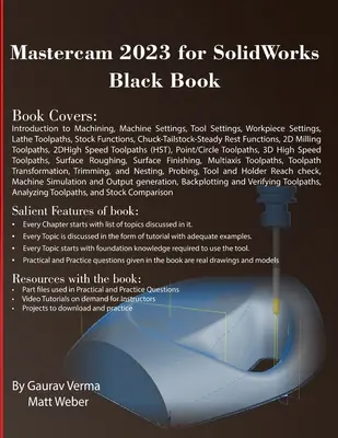 Livre noir de Mastercam 2023 pour SolidWorks - Mastercam 2023 for SolidWorks Black Book