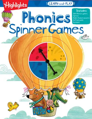 Highlights Learn-And-Play Phonics Spinner Games (en anglais) - Highlights Learn-And-Play Phonics Spinner Games