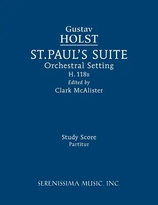 Paul's Suite, H.118b : Partition d'étude - St. Paul's Suite, H.118b: Study score