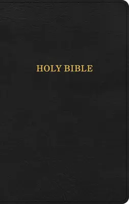 Bible de référence KJV, édition fine, noir - KJV Thinline Reference Bible, Black Leathertouch