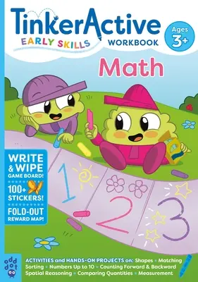 Tinkeractive Early Skills Math Workbook Ages 3+ (en anglais) - Tinkeractive Early Skills Math Workbook Ages 3+