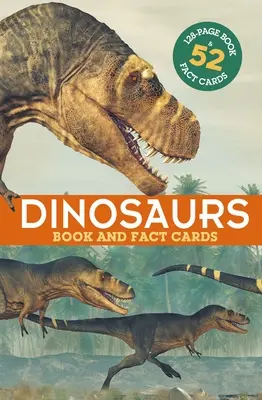 Dinosaures : Livre et fiches d'information : Livre de 128 pages et 52 cartes d'information - Dinosaurs: Book and Fact Cards: 128-Page Book & 52 Fact Cards