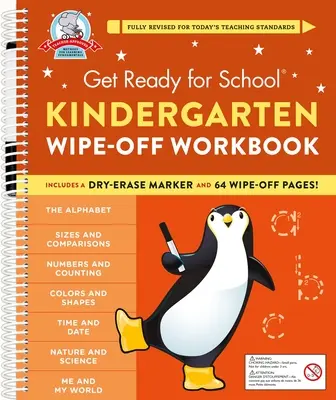 Prêt pour l'école : Kindergarten Wipe-Off Workbook - Get Ready for School: Kindergarten Wipe-Off Workbook