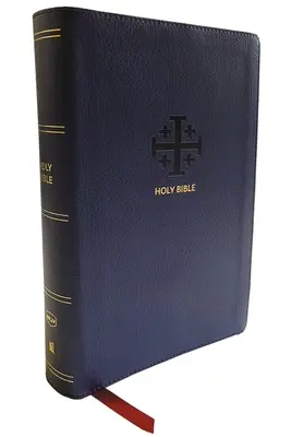 Nkjv, End-Of-Verse Reference Bible, Personal Size Large Print, Leathersoft, Blue, Red Letter, Comfort Print : Sainte Bible, Nouvelle version du roi Jacques - Nkjv, End-Of-Verse Reference Bible, Personal Size Large Print, Leathersoft, Blue, Red Letter, Comfort Print: Holy Bible, New King James Version