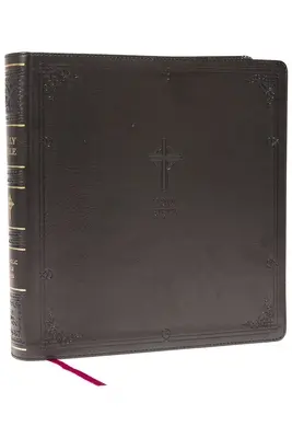 Nabre XL, édition catholique, Leathersoft, noir, Comfort Print : Sainte Bible - Nabre XL, Catholic Edition, Leathersoft, Black, Comfort Print: Holy Bible