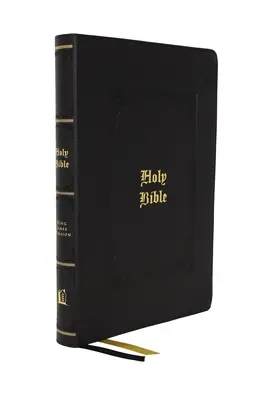Kjv, Bible de référence à gros caractères et à colonnes centrales, Leathersoft, noir, lettres rouges, indexation au pouce, impression confortable : Sainte Bible, version du roi Jacques - Kjv, Large Print Center-Column Reference Bible, Leathersoft, Black, Red Letter, Thumb Indexed, Comfort Print: Holy Bible, King James Version