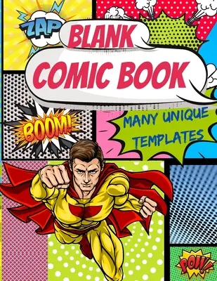 Bande dessinée vierge Plusieurs modèles uniques - Blank Comic Book Many Unique templates