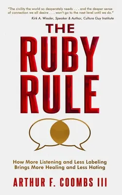 La Règle de Rubis : Comment plus d'écoute et moins d'étiquetage apportent plus de guérison et moins de haine - The Ruby Rule: How More Listening and Less Labeling Brings More Healing and Less Hating