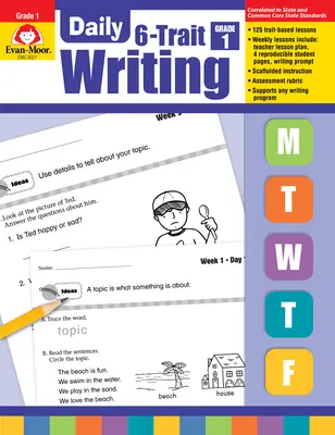 Daily 6-Trait Writing, Grade 1 Teacher Edition (en anglais seulement) - Daily 6-Trait Writing, Grade 1 Teacher Edition