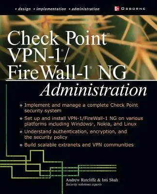 Administration Check Point VPN-1/Fire Wall-1 NG - Check Point VPN-1/Fire Wall-1 NG Administration