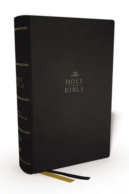 Kjv, Bible de référence à colonnes centrales avec Apocryphes, couverture rigide, 73,000 références croisées, lettre rouge, impression confortable : Version King James - Kjv, Center-Column Reference Bible with Apocrypha, Hardcover, 73,000 Cross-References, Red Letter, Comfort Print: King James Version