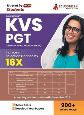 KVS PGT Book 2023 : Post Graduate Teacher (édition anglaise) - 8 tests blancs et 3 documents de l'année précédente (1000 questions résolues) avec accès gratuit. - KVS PGT Book 2023: Post Graduate Teacher (English Edition) - 8 Mock Tests and 3 Previous Year Papers (1000 Solved Questions) with Free Ac