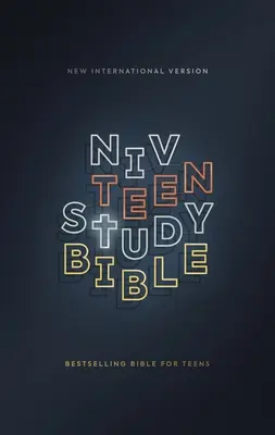 Niv, Bible d'étude pour adolescents, couverture rigide, marine, impression confortable - Niv, Teen Study Bible, Hardcover, Navy, Comfort Print