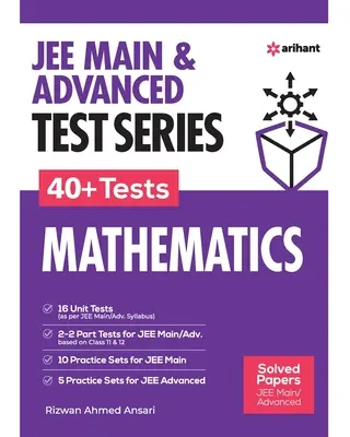 JEE Mains & Advanced Test Series 40+ Tests Mathématiques - JEE Mains & Advanced Test Series 40+ Tests Mathematics