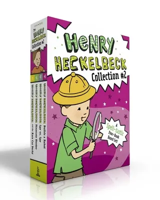 La collection Henry Heckelbeck #2 (Coffret) : Henry Heckelbeck et le Derby de voitures de course ; Henry Heckelbeck chasseur de dinosaures ; Henry Heckelbeck espion contre espion ; Henry Heckelbeck et le Derby de voitures de course ; Henry Heckelbeck et le Derby de voitures de course. - The Henry Heckelbeck Collection #2 (Boxed Set): Henry Heckelbeck and the Race Car Derby; Henry Heckelbeck Dinosaur Hunter; Henry Heckelbeck Spy vs. Sp