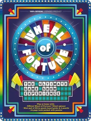 Boîte de jeu de la Roue de la Fortune : Avec la Roue de la Fortune officielle et des tonnes de puzzles ! - Wheel of Fortune Game Tin: With Official Wheel of Fortune Wheel Spinner and Tons of Puzzles!