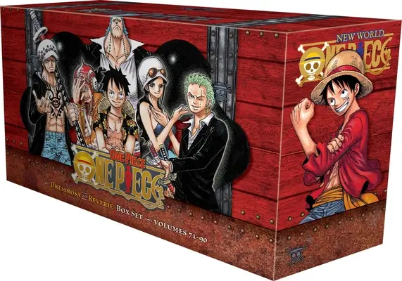 One Piece Box Set 4 : Dressrosa à Reverie : Volumes 71-90 avec Premium - One Piece Box Set 4: Dressrosa to Reverie: Volumes 71-90 with Premium