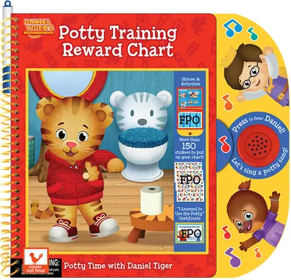 Tableau des récompenses pour l'apprentissage de la propreté de Daniel Tiger - Daniel Tiger Potty Training Reward Chart