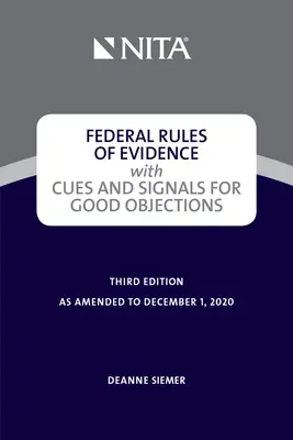 Règles fédérales de la preuve avec des indices et des signaux pour formuler des objections - Federal Rules of Evidence with Cues and Signals for Making Objections