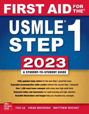 First Aid for the USMLE Step 1 2023, Thirty Third Edition (en anglais) - First Aid for the USMLE Step 1 2023, Thirty Third Edition