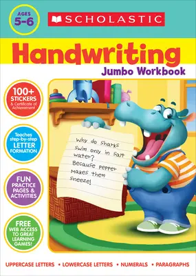 Livre d'activités Scholastic Handwriting Jumbo - Scholastic Handwriting Jumbo Workbook