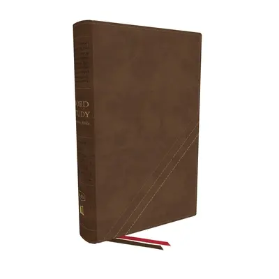Kjv, Word Study Reference Bible, Leathersoft, Brown, Red Letter, Comfort Print : 2.000 mots-clés qui dévoilent le sens de la Bible - Kjv, Word Study Reference Bible, Leathersoft, Brown, Red Letter, Comfort Print: 2,000 Keywords That Unlock the Meaning of the Bible
