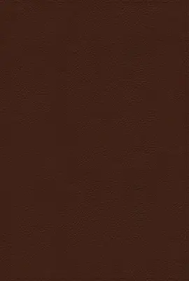 Niv, Thompson Chain-Reference Bible, Large Print, Genuine Leather, Cowhide, Brown, Red Letter, Art Gilded Edges, Thumb Indexed, Comfort Print