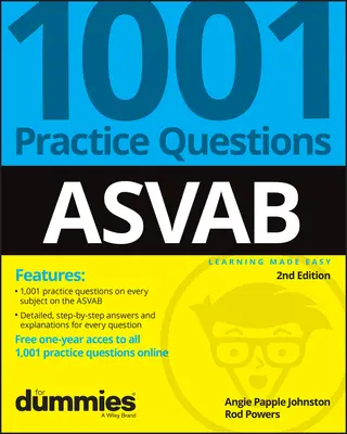 Asvab : 1001 Questions Pratiques pour les Nuls (+ Entraînement en ligne) - Asvab: 1001 Practice Questions for Dummies (+ Online Practice)