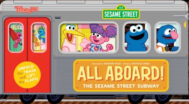 Le métro de la rue Sésame (un livre à rallonge d'Abrams) - All Aboard! the Sesame Street Subway (an Abrams Extend-A-Book)