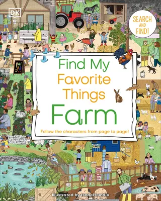 Trouver la ferme de mes choses préférées : Suivez les personnages de page en page - Find My Favorite Things Farm: Follow the Characters from Page to Page