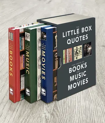 La petite boîte à citations : Pour les amoureux des livres, de la musique et du cinéma - The Little Box of Quotes: For Lovers of Books, Music and Movies