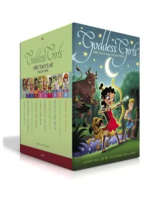 Goddess Girls Spectacular Collection (Coffret) : Athéna le cerveau ; Perséphone l'imposteur ; Aphrodite la beauté ; Artémis la courageuse ; Athéna la sage ; Aphrodite la belle ; Aphrodite l'amie ; Aphrodite l'amie ; Aphrodite l'amie. - Goddess Girls Spectacular Collection (Boxed Set): Athena the Brain; Persephone the Phony; Aphrodite the Beauty; Artemis the Brave; Athena the Wise; Ap