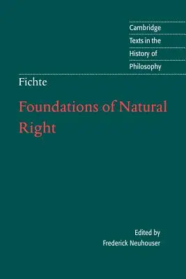 Les fondements du droit naturel - Foundations of Natural Right