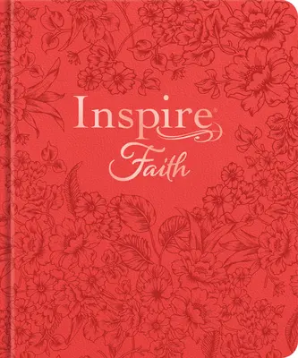 Inspire Faith Bible Nlt, Filament-Enabled Edition (couverture rigide en cuir, Coral Blooms) : La Bible pour le coloriage et le journal créatif - Inspire Faith Bible Nlt, Filament-Enabled Edition (Hardcover Leatherlike, Coral Blooms): The Bible for Coloring & Creative Journaling