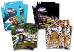 Projet X CODE Extra : Bande du livre vert, Oxford Niveau 5 : Jungle Trail et Shark Dive, pack de 12 élèves - Project X CODE Extra: Green Book Band, Oxford Level 5: Jungle Trail and Shark Dive, Class pack of 12