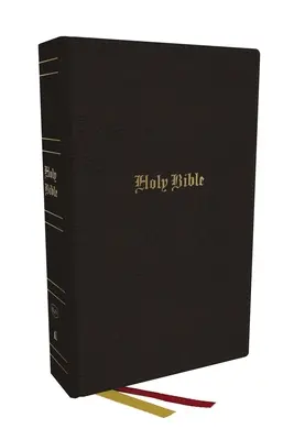 KJV Holy Bible, Super Giant Print Reference Bible, Black, Genuine Leather, 43,000 Cross References, Red Letter, Comfort Print : Version du roi Jacques - KJV Holy Bible, Super Giant Print Reference Bible, Black, Genuine Leather, 43,000 Cross References, Red Letter, Comfort Print: King James Version