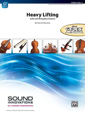 Heavy Lifting : Caractéristiques du violoncelle et de la basse à cordes, partition et parties pour chef d'orchestre - Heavy Lifting: Cello and String Bass Feature, Conductor Score & Parts