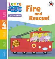 Apprendre avec Peppa Niveau 4 Livre 9 - Fire and Rescue ! (Lecteur Phonétique) - Learn with Peppa Phonics Level 4 Book 9 - Fire and Rescue! (Phonics Reader)