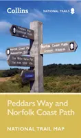 Carte des sentiers nationaux de Peddars Way et Norfolk Coast Path - Peddars Way and Norfolk Coast Path National Trail Map