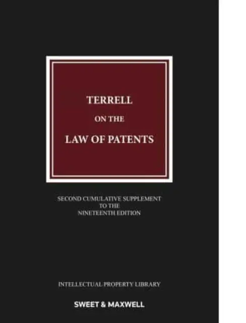 Terrell sur le droit des brevets - Terrell on the Law of Patents