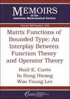 Fonctions matricielles de type limité : Une interaction entre la théorie des fonctions et la théorie des opérateurs - Matrix Functions of Bounded Type: An Interplay Between Function Theory and Operator Theory