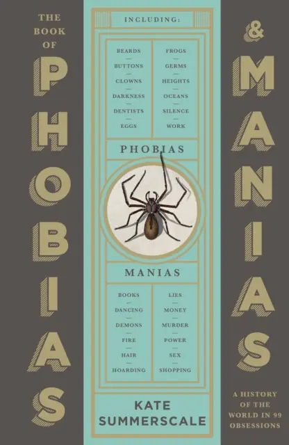 Livre des phobies et manies - Une histoire du monde en 99 obsessions - Book of Phobias and Manias - A History of the World in 99 Obsessions