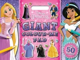 Disney Princesse : Bloc-notes géant à colorier - Disney Princess: Giant Colour Me Pad