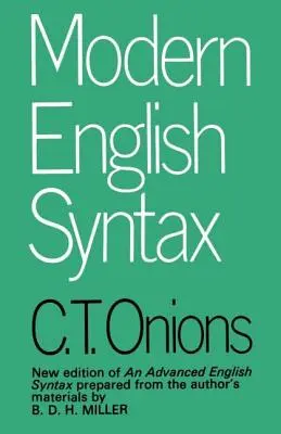 Syntaxe de l'anglais moderne - Modern English Syntax