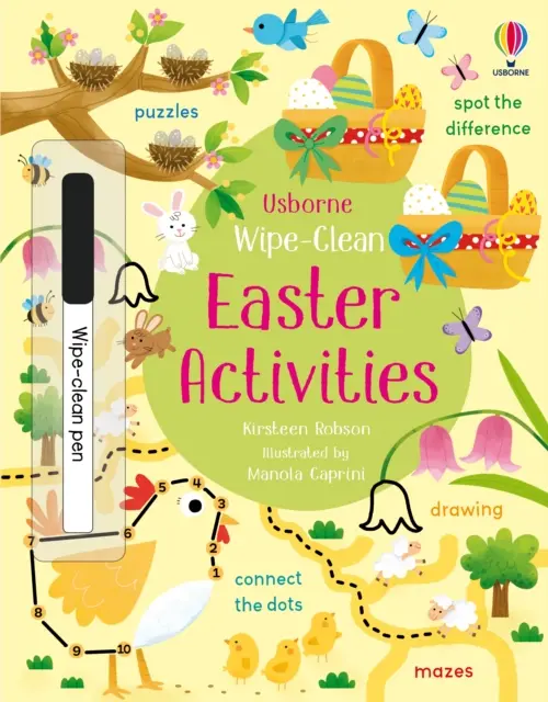 Activités de Pâques effaçables - Wipe-Clean Easter Activities