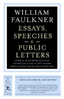 Essais, discours et lettres publiques - Essays, Speeches & Public Letters