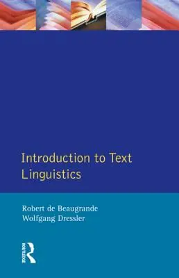 Introduction à la linguistique textuelle - Introduction to Text Linguistics