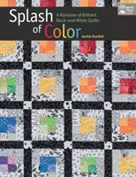 Splash of Color - Un arc-en-ciel de brillants quilts en noir et blanc - Splash of Color - A Rainbow of Brilliant Black-And-White Quilts